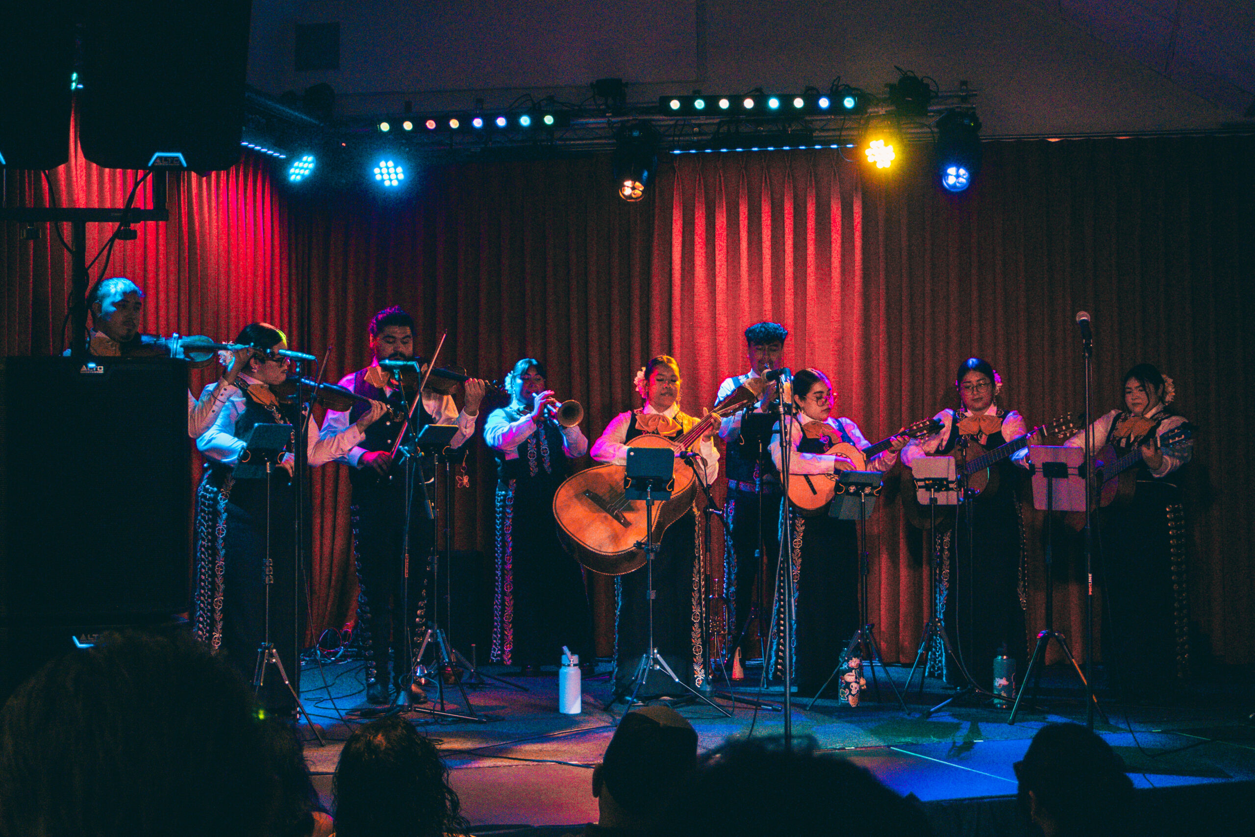 Mariachi Monarca on stage at Frank's Place.